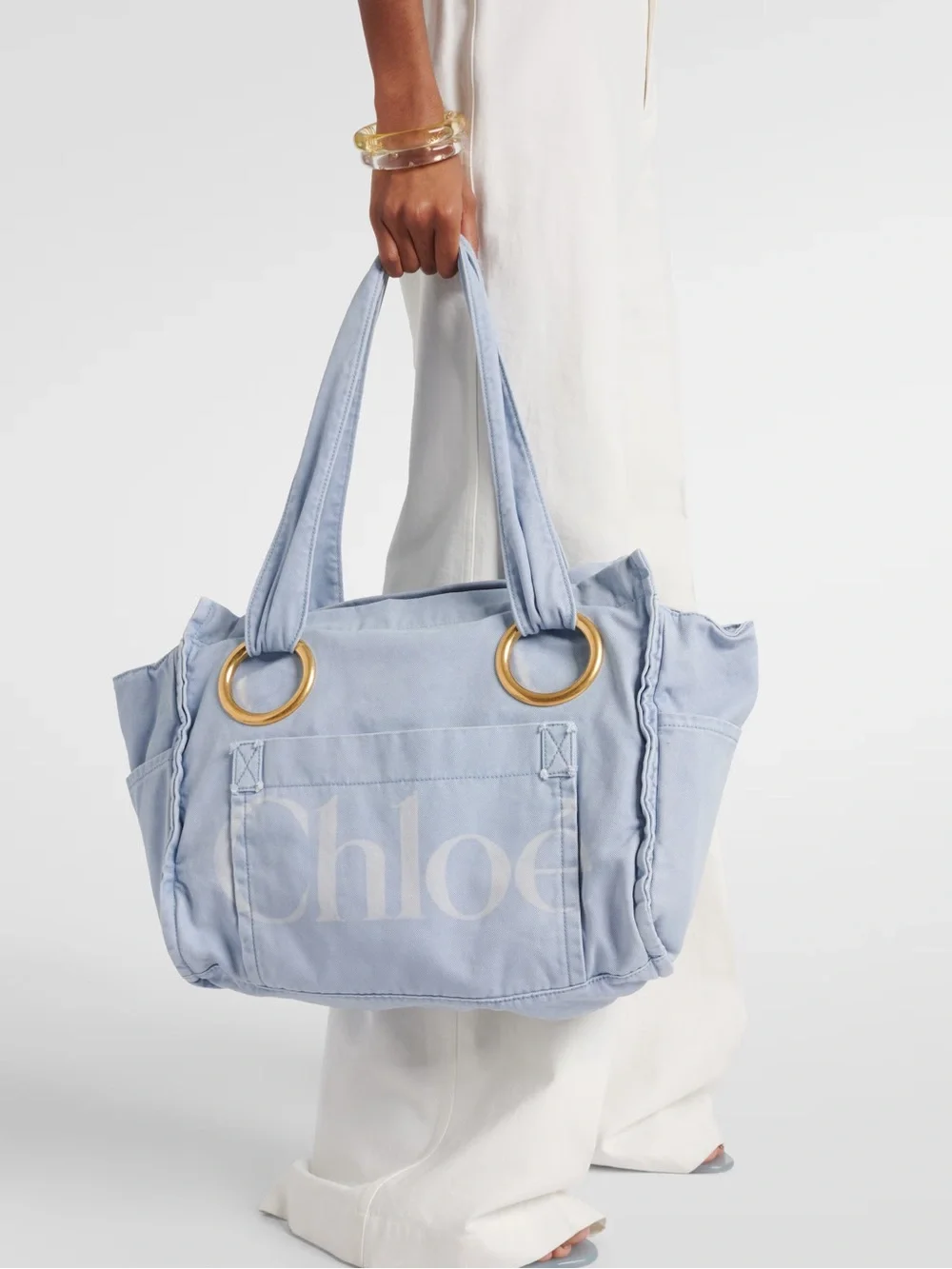 ✨ CHLOÉ Plage logo tote bag $ 1,150 - Picture 2 of 10